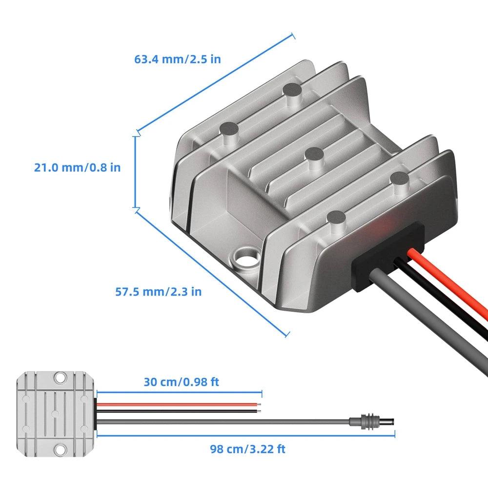 12V DC Boost Power Adapter for Starlink Mini Power Supply Step Up to 30V Powering From Truck RV for Starlink Mini Accessories Starlink 12v to 30v Booster
