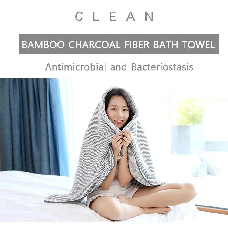 1PCS Thickened Bath Towels for The Body Microfiber Towel for Gym Sports Shower Robe for Spa Beath Home Bath Towels