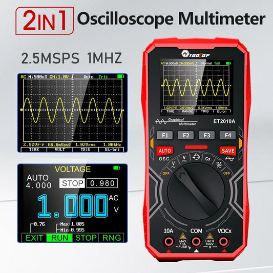 2 In 1 Digital Multimeter & Oscilloscope Multimeter
