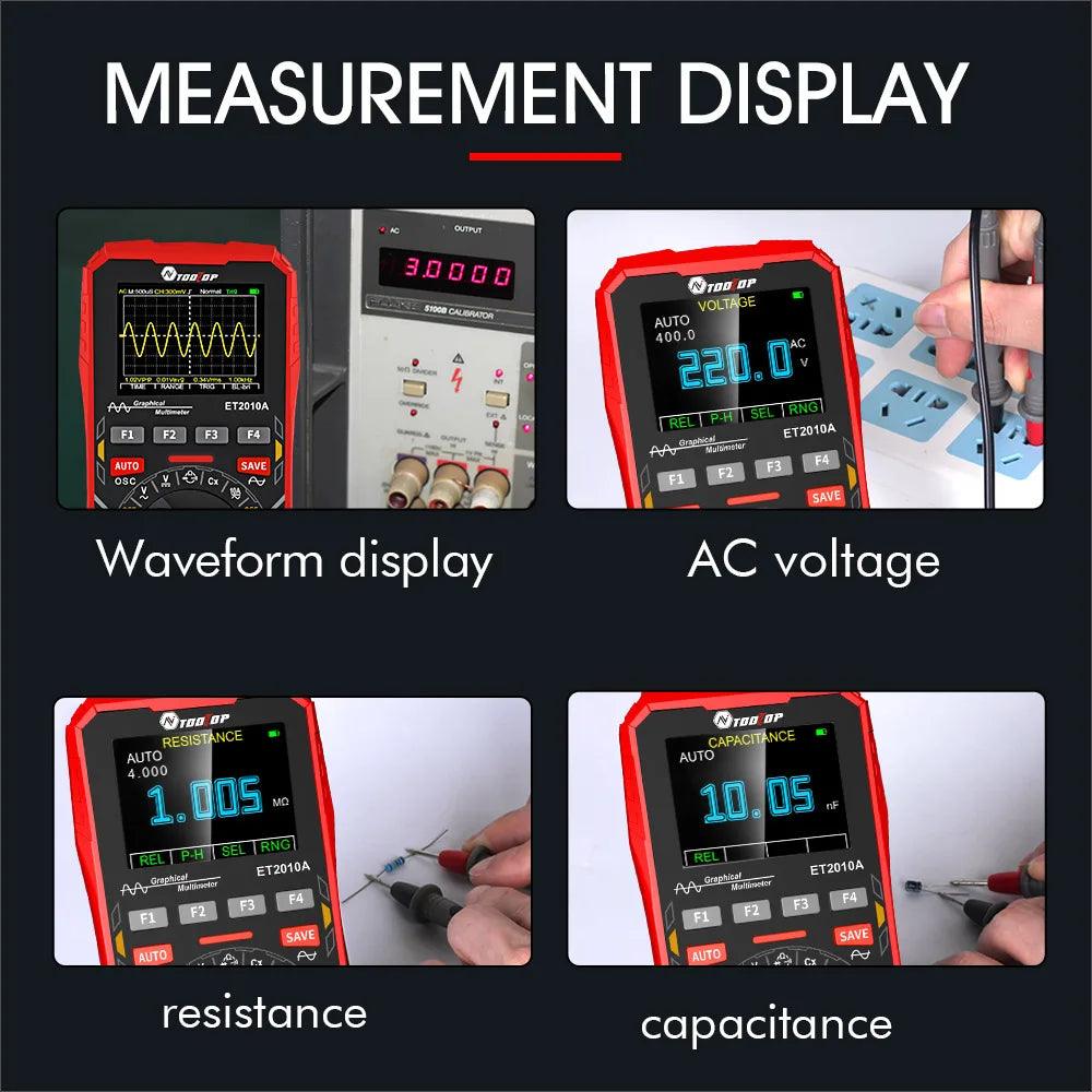 2 In 1 Digital Multimeter & Oscilloscope Multimeter