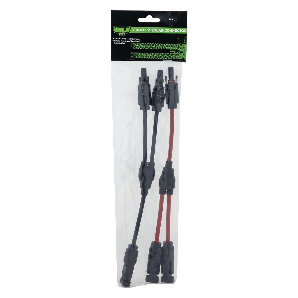 2 in 1 MC4 Y Parallel Solar Connector Solar Adaptors