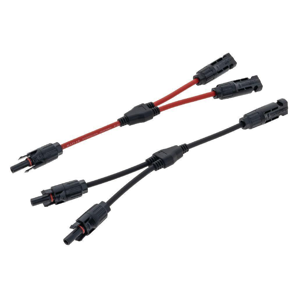 2 in 1 MC4 Y Parallel Solar Connector Solar Adaptors