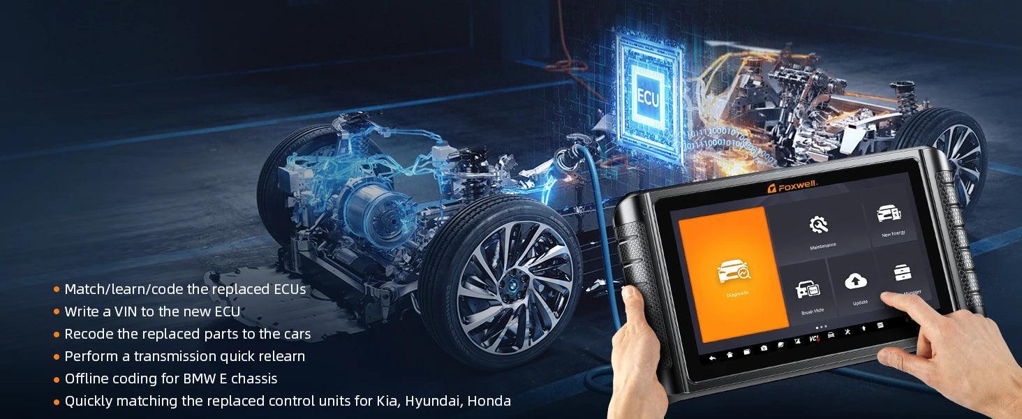 2024 FOXWELL NT1009 OBD2 Bluetooth Car Scanner OBD Scanner