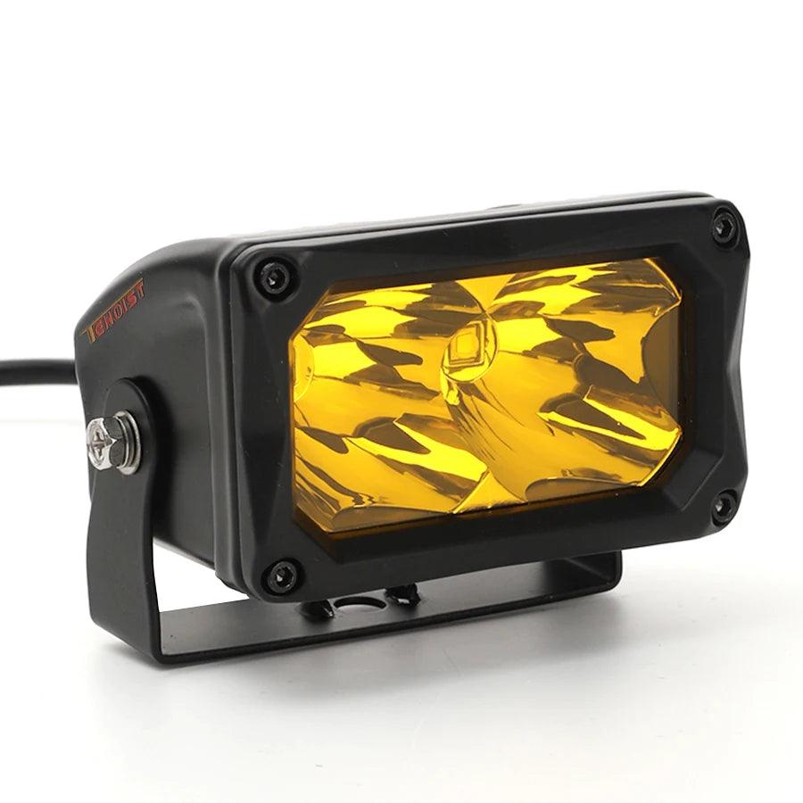 3.5 Inch White Yellow Spot Flood LED Work Head Fog Driving Light For Car SUV Offroad Truck ATV UTV Motorcycle 10 - 80V - LED Work Lamps - Open Cut Off - Grid