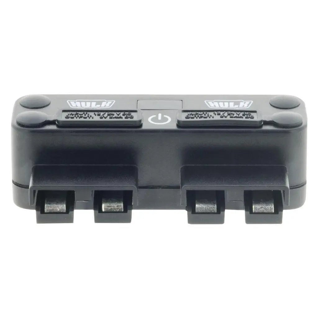 4 Way 12/24V DC Power Adaptor W/ Anderson USB & Voltmeter Touch Switch 50a Anderson Plug
