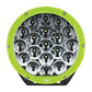 7” Round - 106w LED Driving Lamps Kit - (Green/Black Bezel) Driving Lights