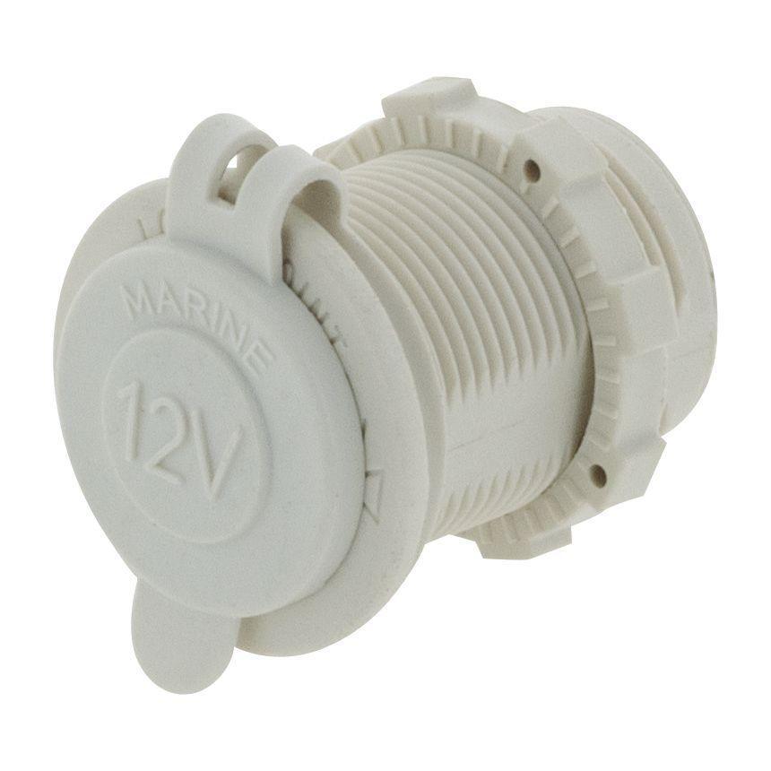 Accessory Power Socket White 12/24V 20A @12V Non Led
