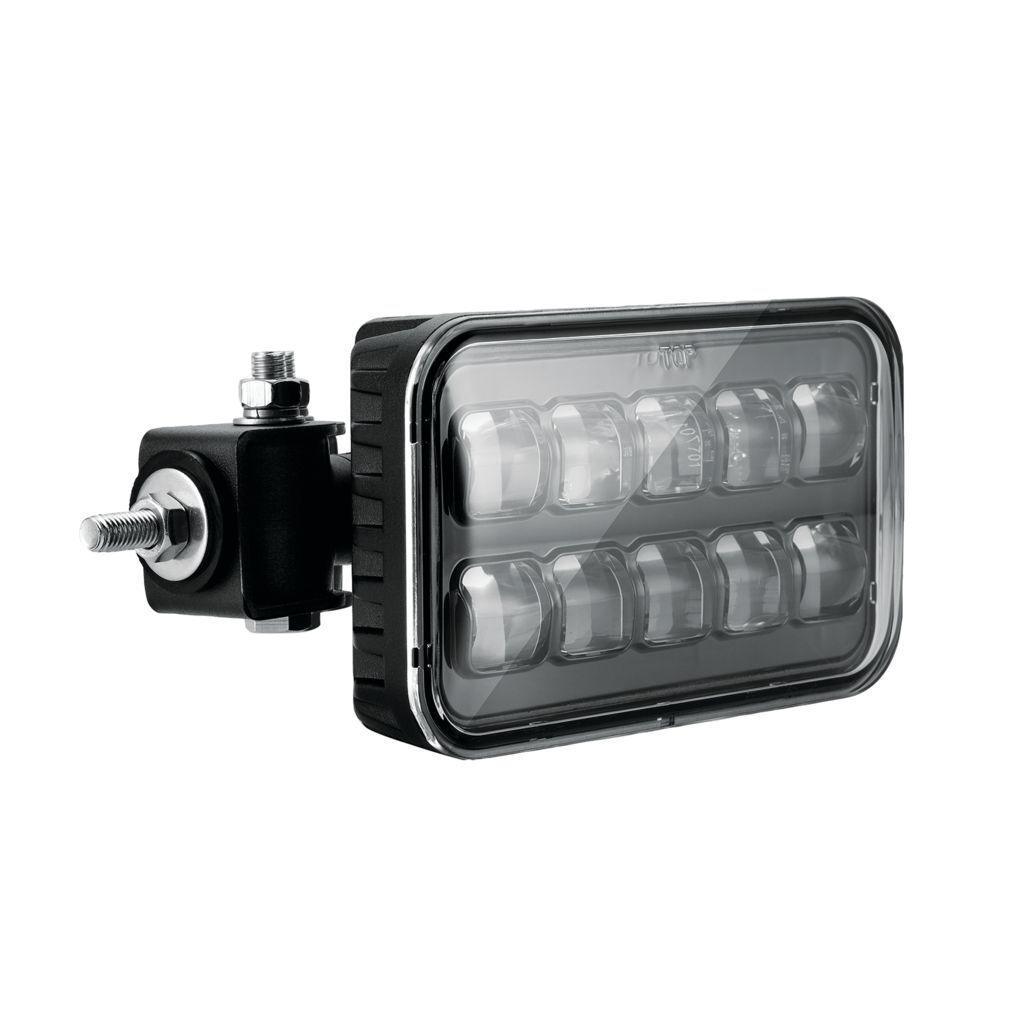 Led Rectangle Flood Beam Worklamp 100 Deg 9 - 36V 10 Led’s 5,600 Lumens