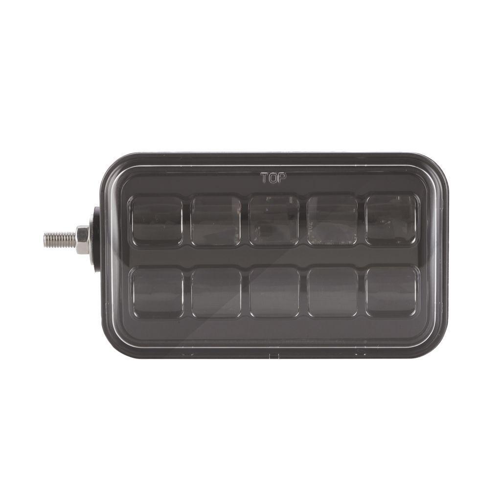 Led Rectangle Flood Beam Worklamp 100 Deg 9 - 36V 10 Led’s 5,600 Lumens