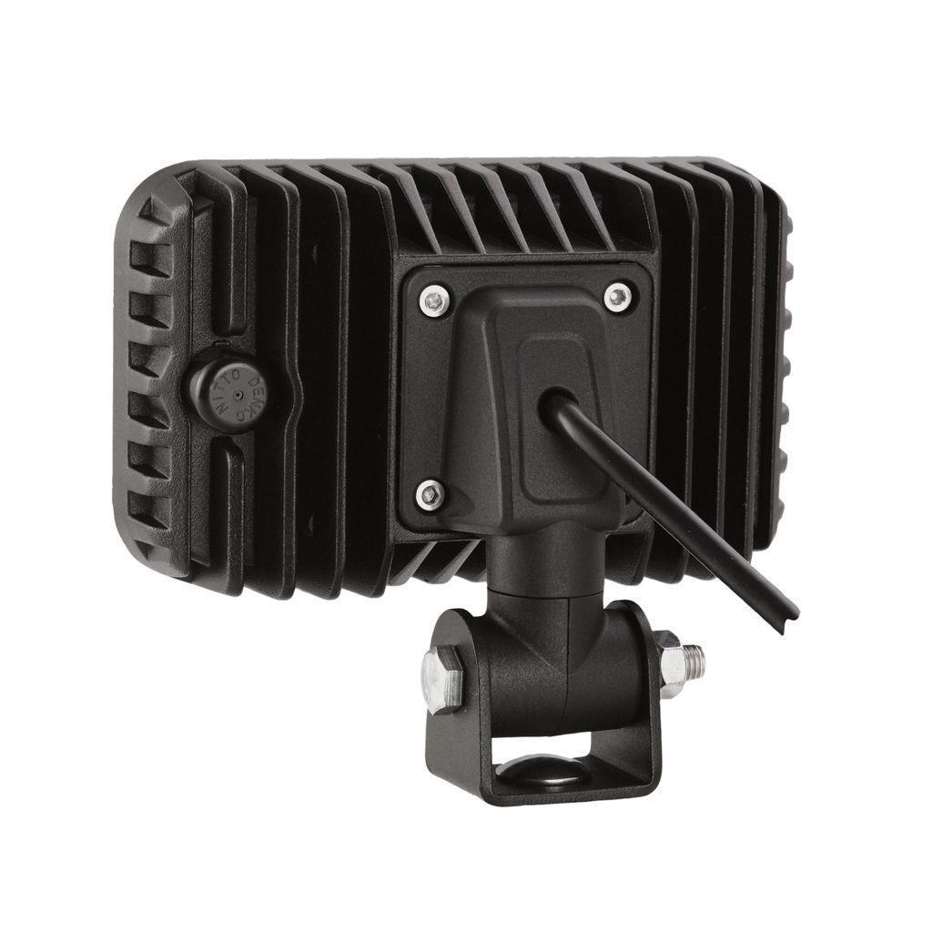Led Rectangle Flood Beam Worklamp 100 Deg 9 - 36V 10 Led’s 5,600 Lumens
