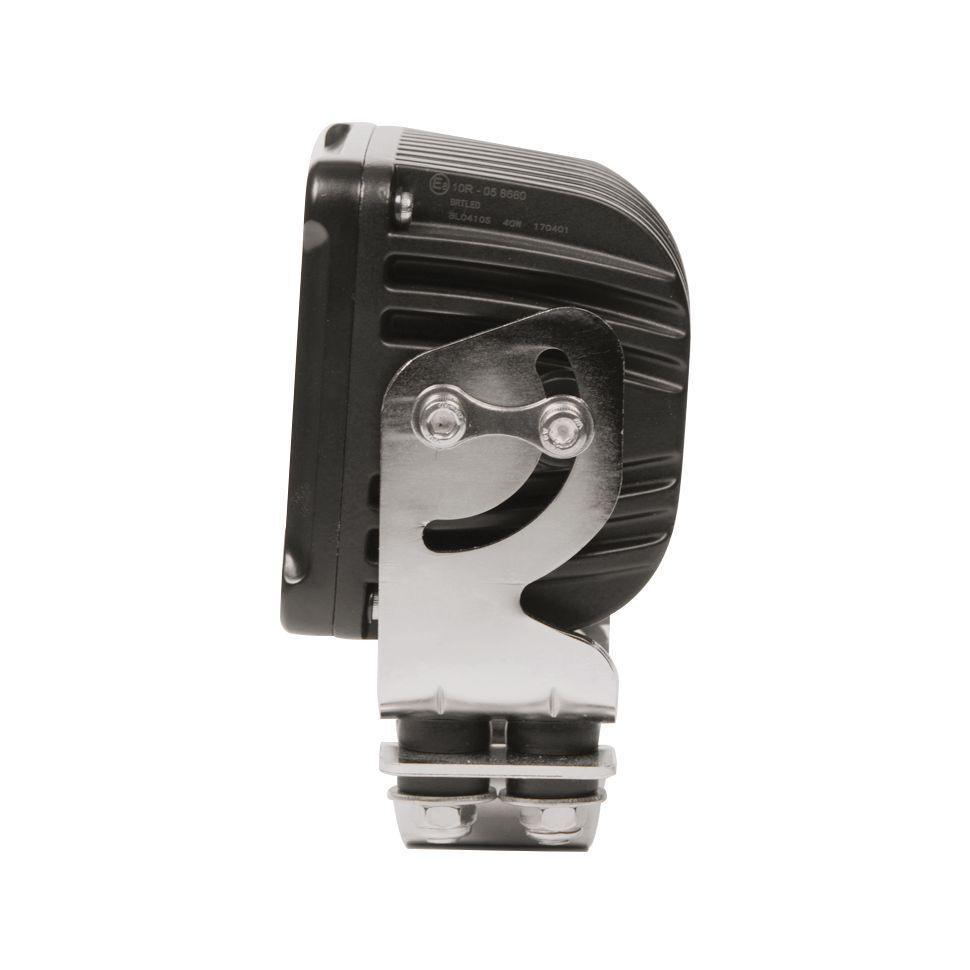 Led Square Worklamp Flood Beam 9 - 36V 60W 4 Led’s Black Hsng 6,380 Lumens Ip69K