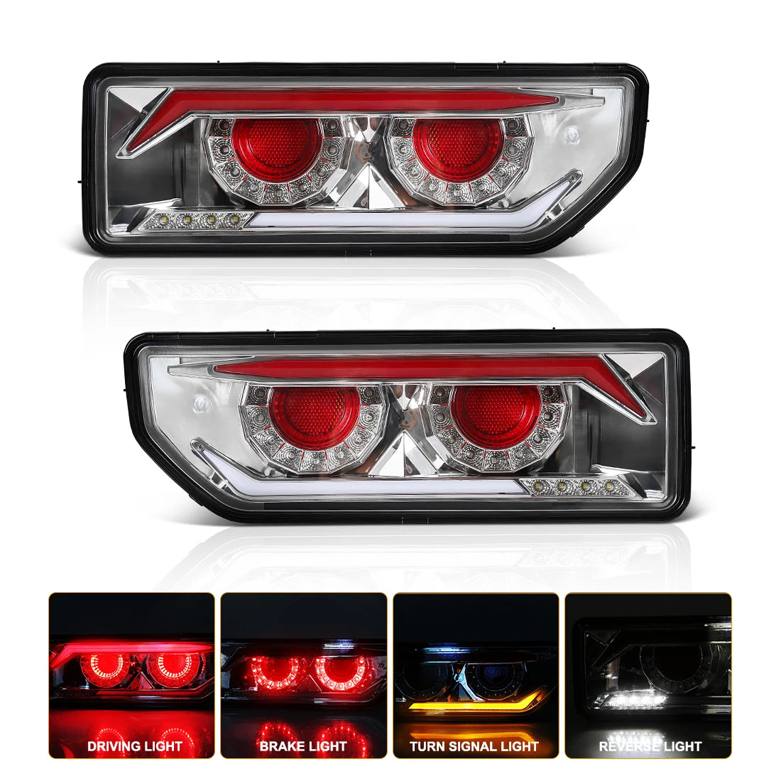LED Tail Lights for Suzuki JIMNY Rear Lights Turn Signal Lamp Stop Brake Light Reverse Lamp