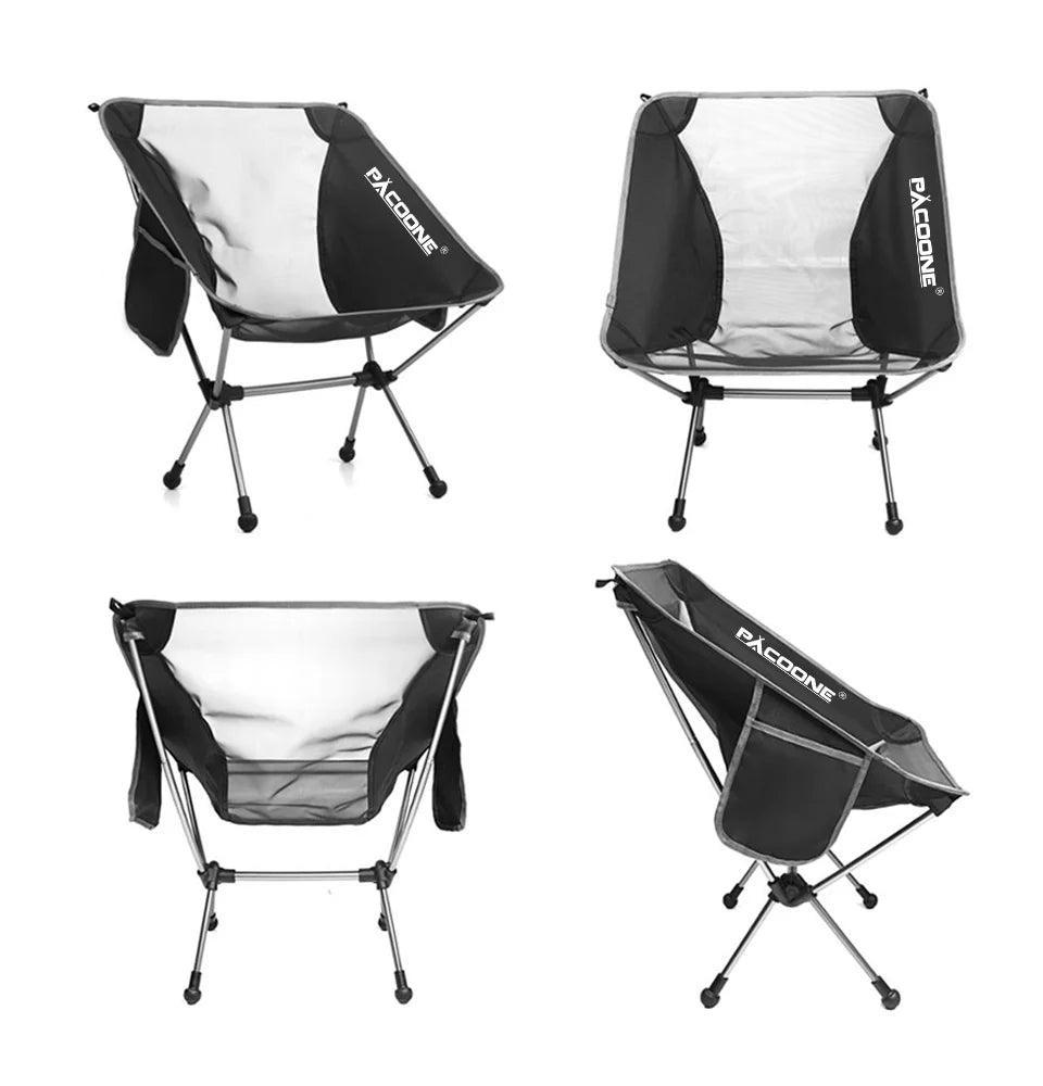 Travel Ultralight Folding Aluminum Chair Superhard High Load Outdoor Camping Portable Beach Hiking Picnic Seat Fishing Chair