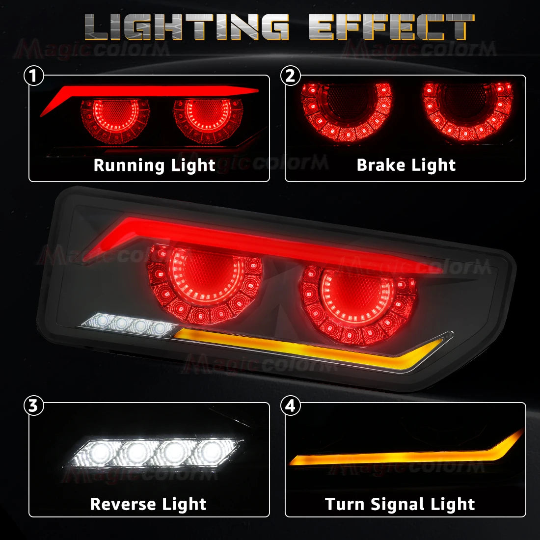 LED Tail Lights for Suzuki JIMNY Rear Lights Turn Signal Lamp Stop Brake Light Reverse Lamp