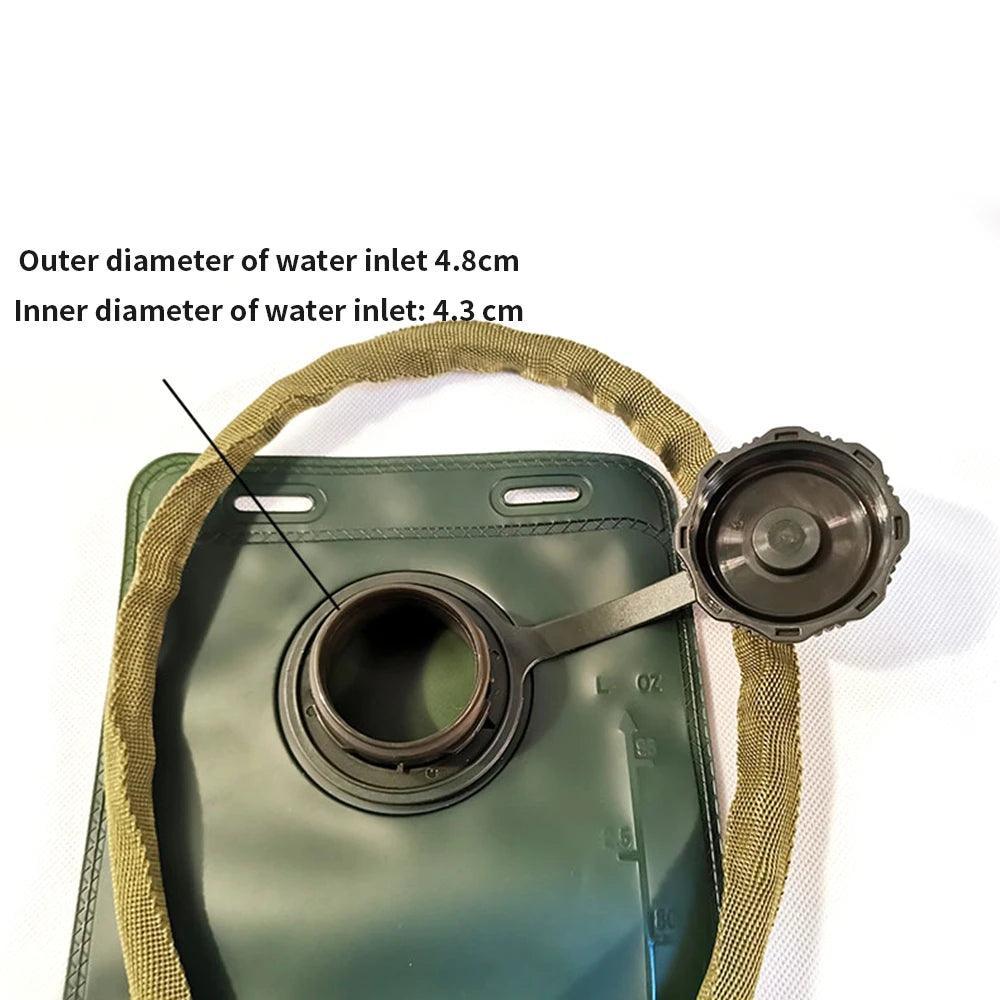 Water Bladder Water Reservoir Hydration Pack Storage Bag BPA Free - 2L 2.5L 3L Folding Outdoor Camping Running Vest Backpack