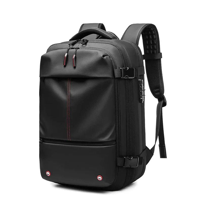 Travel Men 17 inch Laptop Backpack vacuum compression Backpack Business Large Capacity school Backpack expand outdoor backpack Open Cut Off-Grid