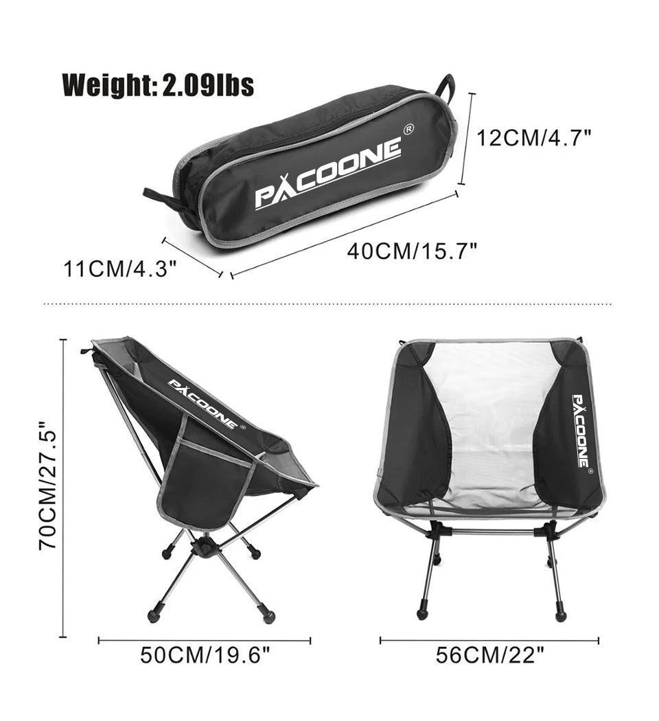 Travel Ultralight Folding Aluminum Chair Superhard High Load Outdoor Camping Portable Beach Hiking Picnic Seat Fishing Chair