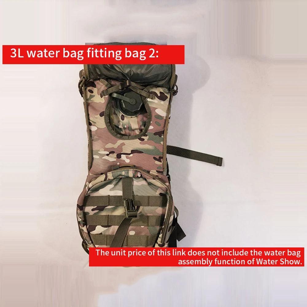 Water Bladder Water Reservoir Hydration Pack Storage Bag BPA Free - 2L 2.5L 3L Folding Outdoor Camping Running Vest Backpack