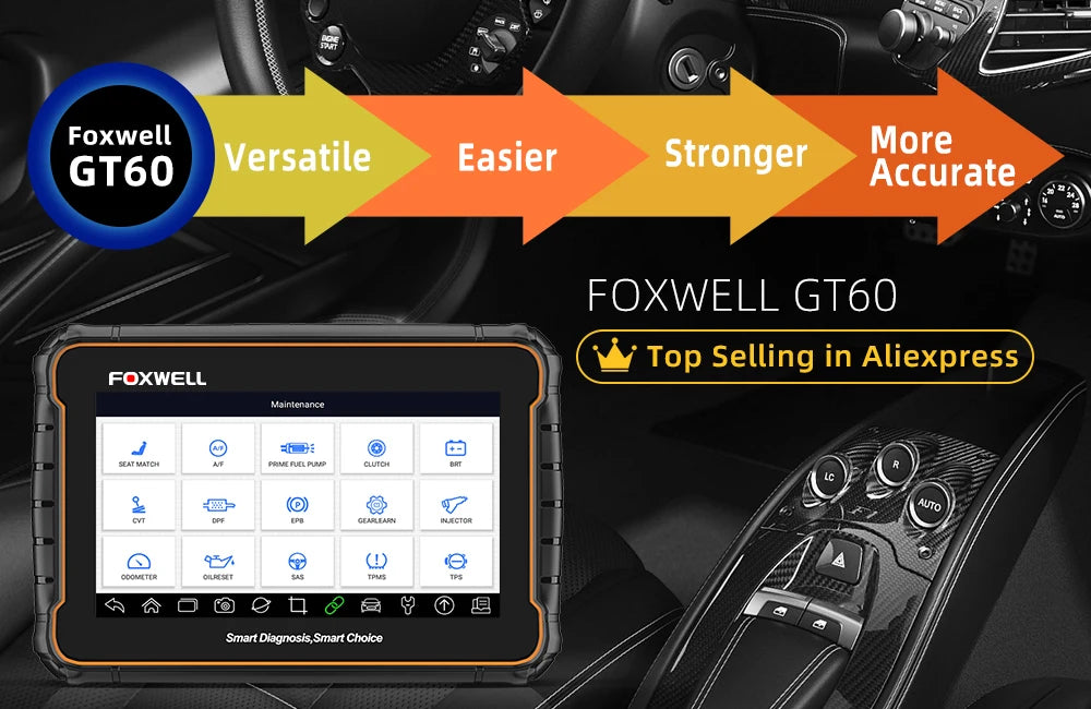 Foxwell GT60 OBD2 Diagnostic Tool / OBD 2 Automotive Scanner (AUS)