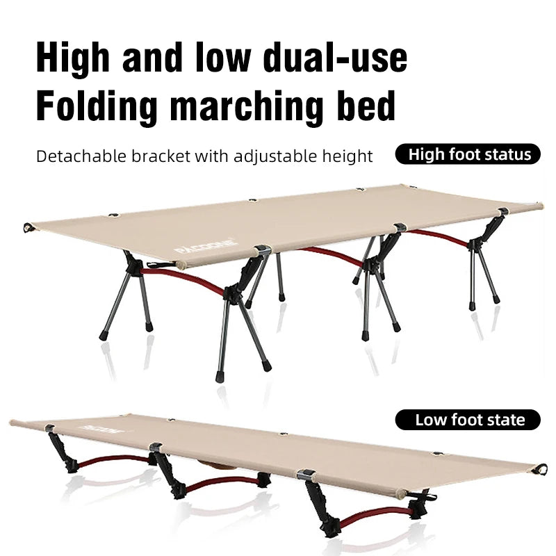 Folding Camping Bed Portable Outdoor Bed For Adults & Kids Camping