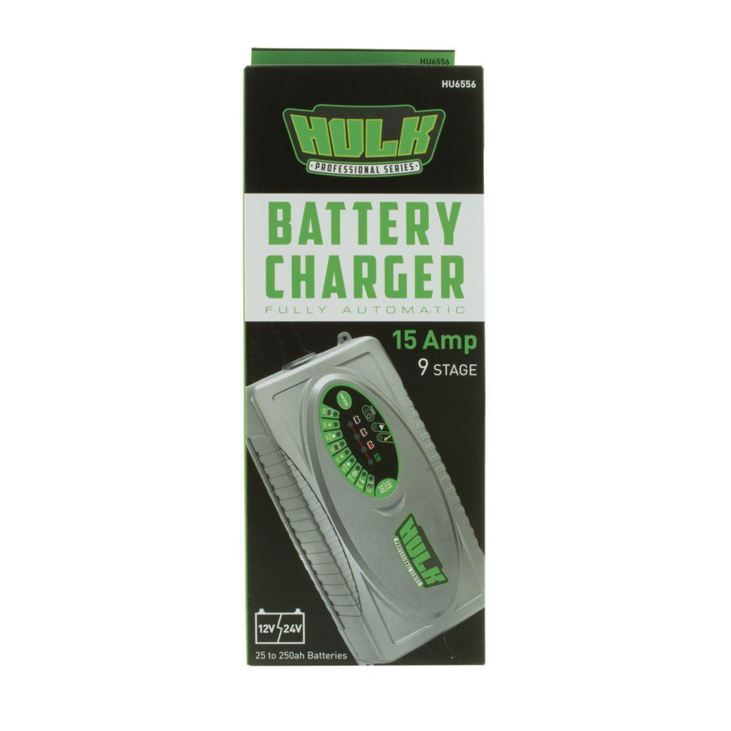 Automatic Switchmode Battery Charger - 15A 12/24V 9 Stage Battery Chargers & Accessories