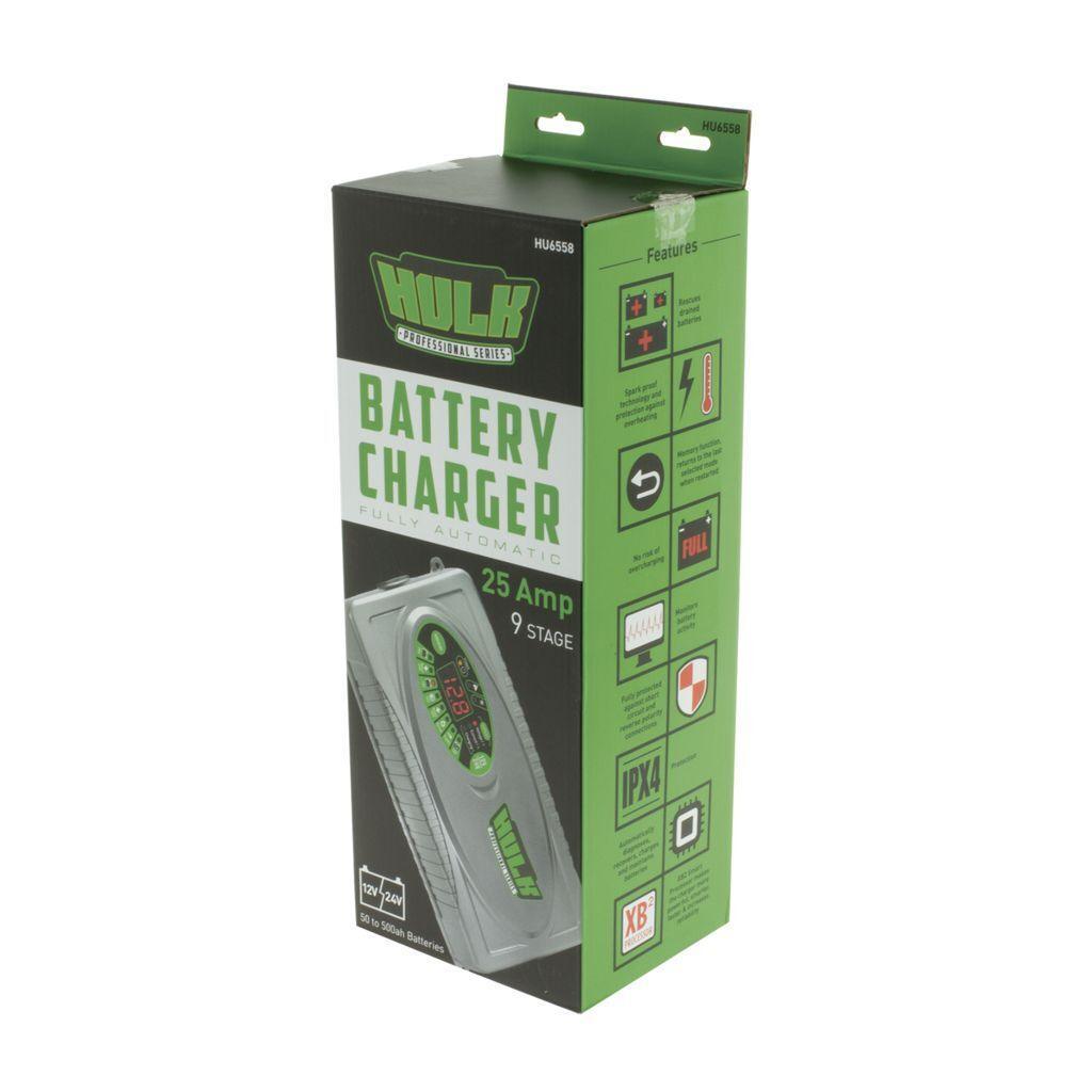Automatic Switchmode Battery Charger - 25A 12/24V 9 Stage Battery Chargers & Accessories