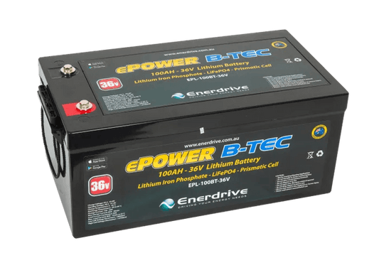 B-TEC 100amp / 36V LiFePo4 Battery BT 36v Bluetooth Lithium