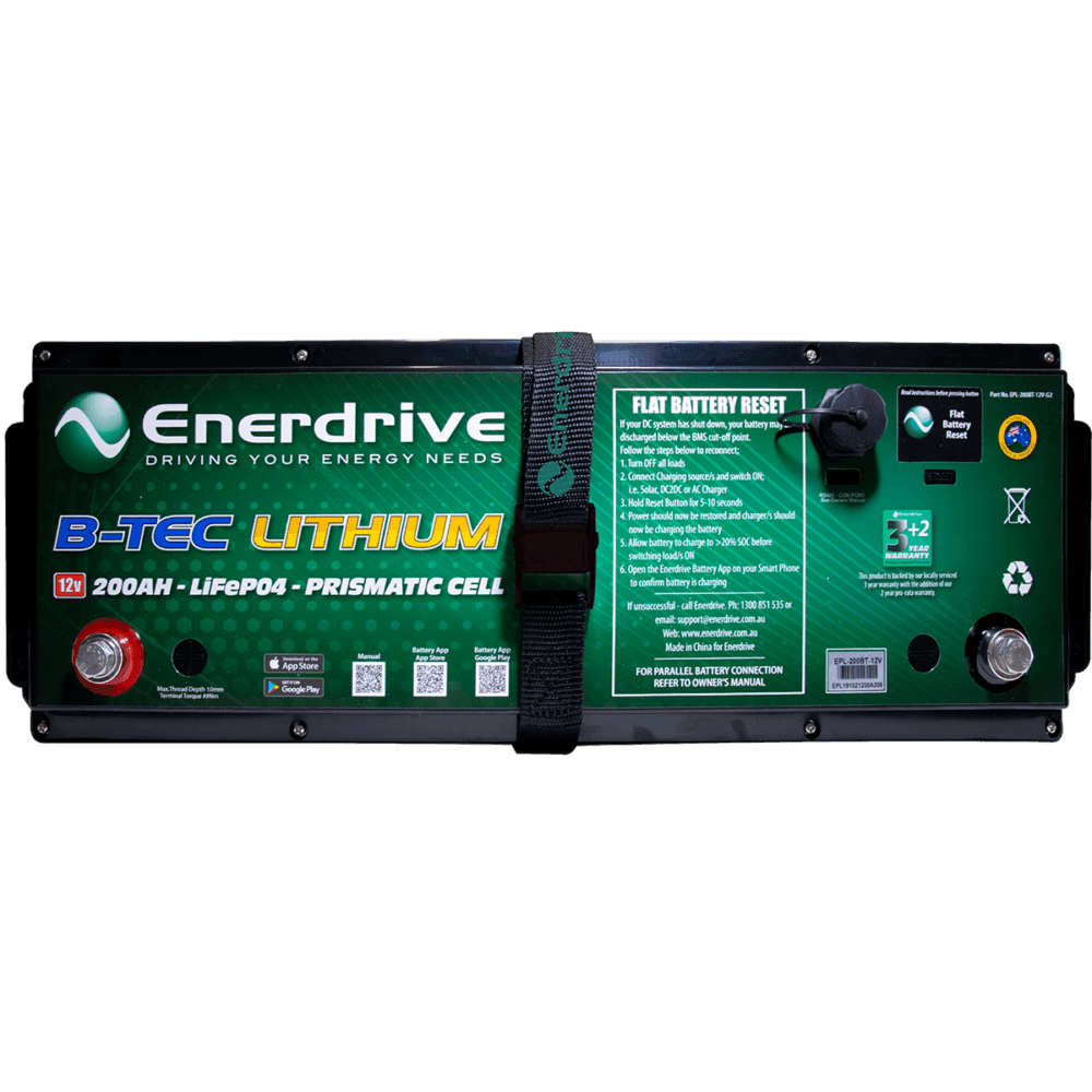 B-TEC 200amp / 12V LiFePo4 Battery BT Gen2 12v Bluetooth Lithium