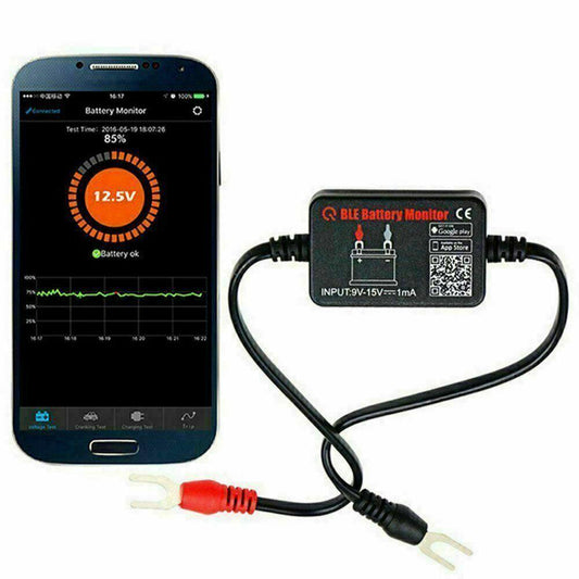 Bluetooth Battery Voltmeter (App Controlled) Bluetooth Battery Management