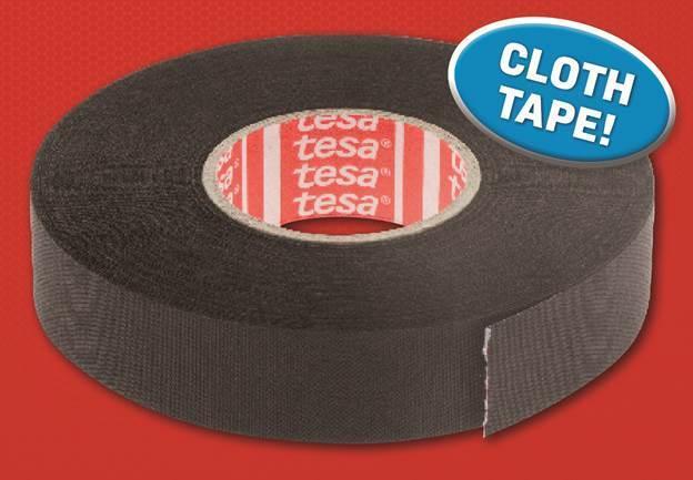 Cloth Tape 19mm x 25mm Black Cloth Tape
