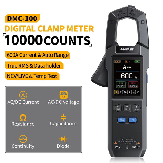 Digital Clamp Meter DC AC Current Multimeter 600A Multimeter