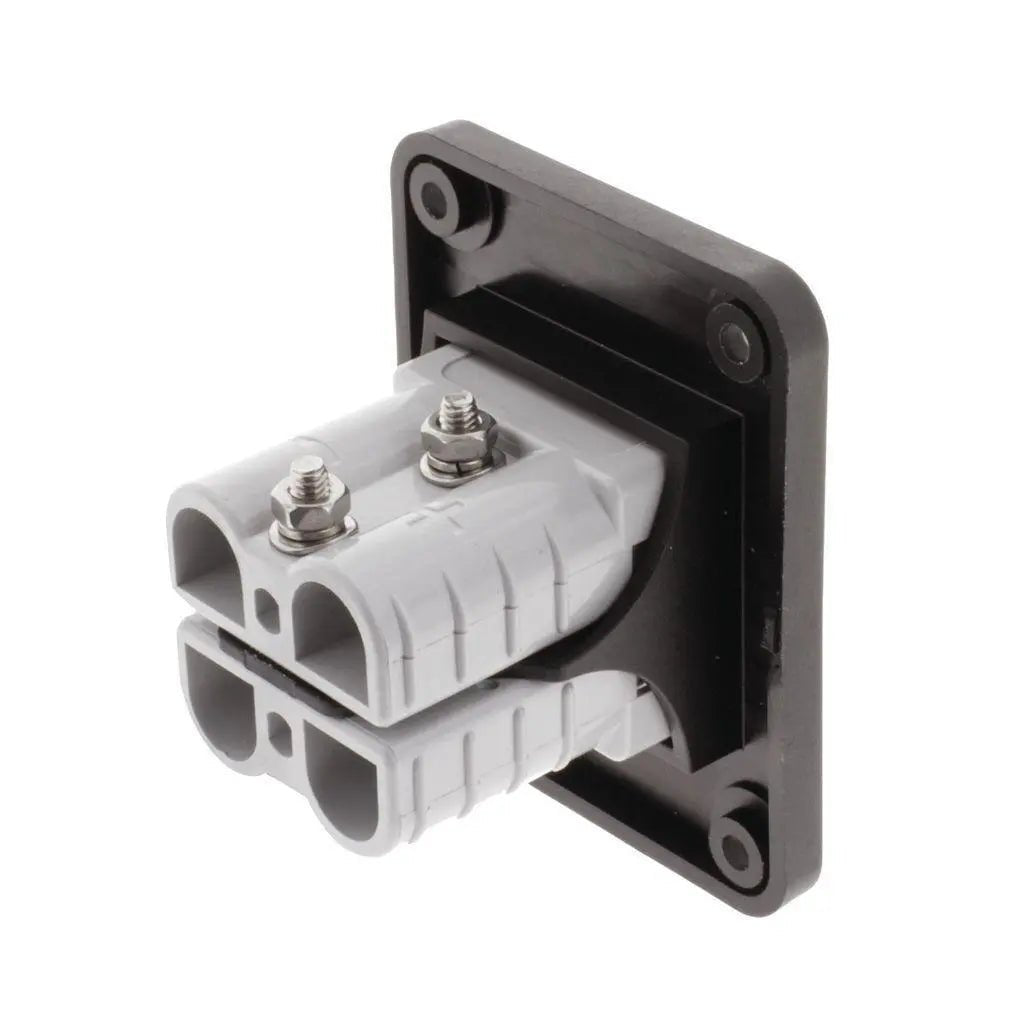 Double Flush Mount Housing W/ 50A Plugs Flush Mount Accessory Panel