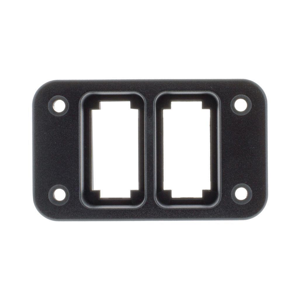 Double Flush Mount Switch Panel - Early Toyota Flush Mount Accessory Panel
