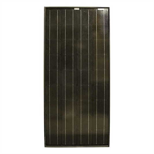 Enerdrive Solar Panel - 100W Mono Black Frame Solar Panel Fixed
