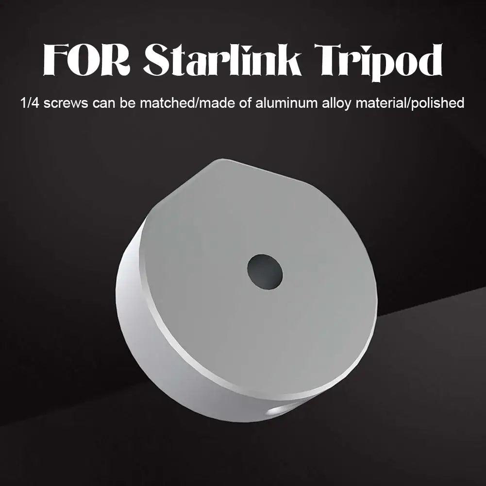 For StarLink Mini Bracket Pipe 1/4 Screw Adapter Aluminum Alloy Ethernet Satellite Bracket Adapter Spacex Mini Bracket Adapter Starlink Mini Mount