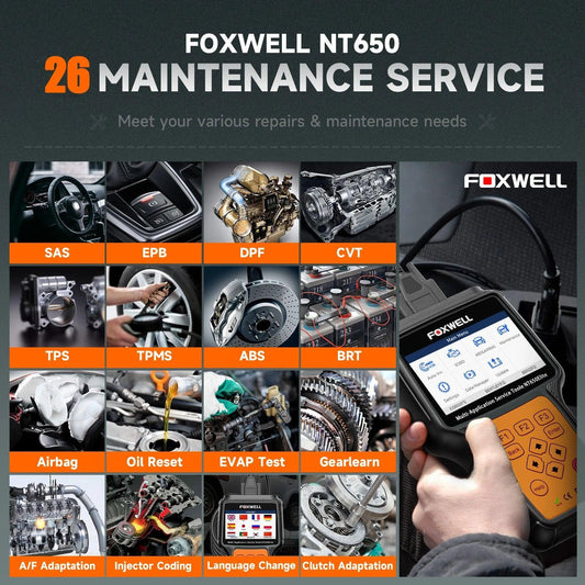 FOXWELL NT650 Elite OBD2 Automotive Scanner OBD Scanner