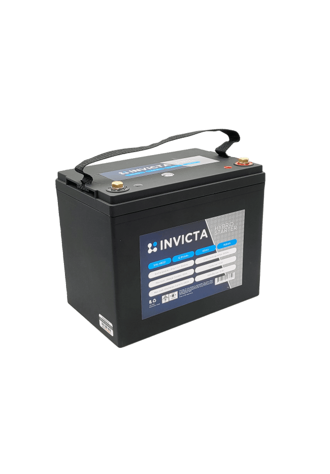 Invicta Hybrid Starter Lithium Under Bonnet Bluetooth (1000cca + 60ah) SNLH80D Hybrid Bluetooth Lithium