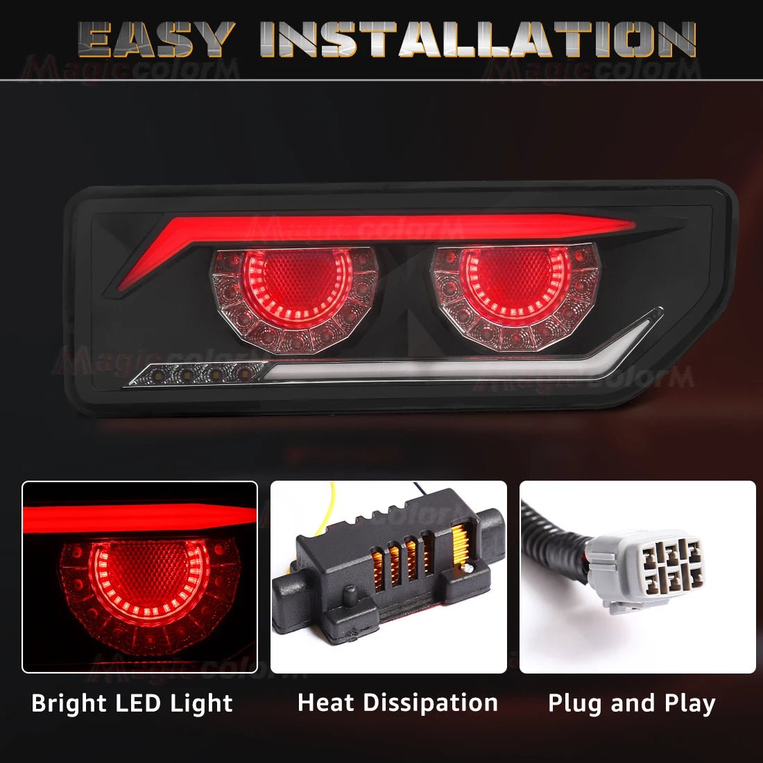 LED Tail Lights for Suzuki JIMNY Rear Lights Turn Signal Lamp Stop Brake Light Reverse Lamp LED Tail Lamps
