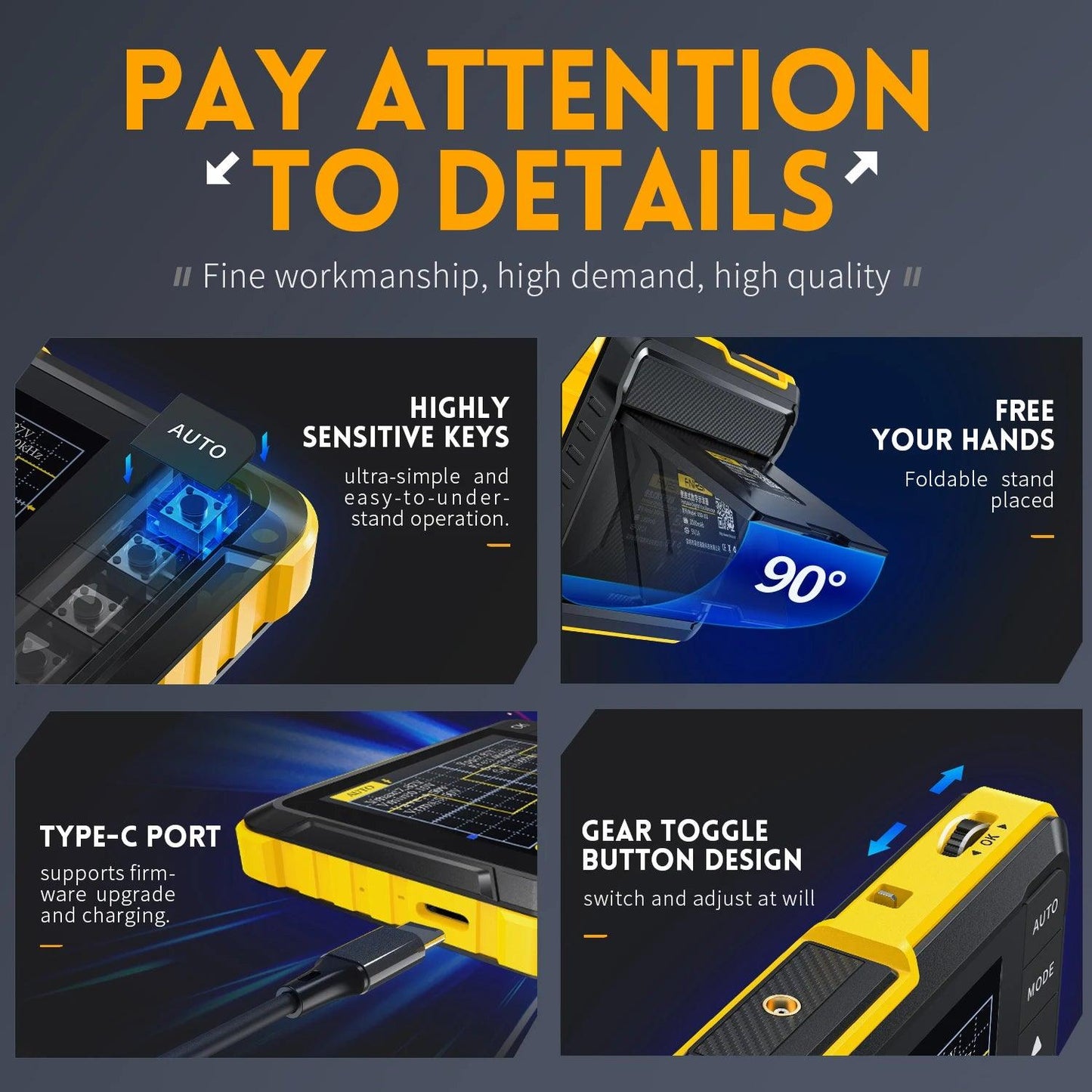 Mini Handheld Digital Oscilloscope DSO152 Oscilloscope