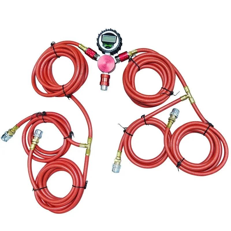 Multi Way Hose Tire Inflate Deflator Air Up Down System for Off Road Vehicles Tyre Inflator Deflator
