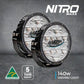 NITRO 140 Maxx 9" LED Driving Light (Pair) Including Harness Driving Lights