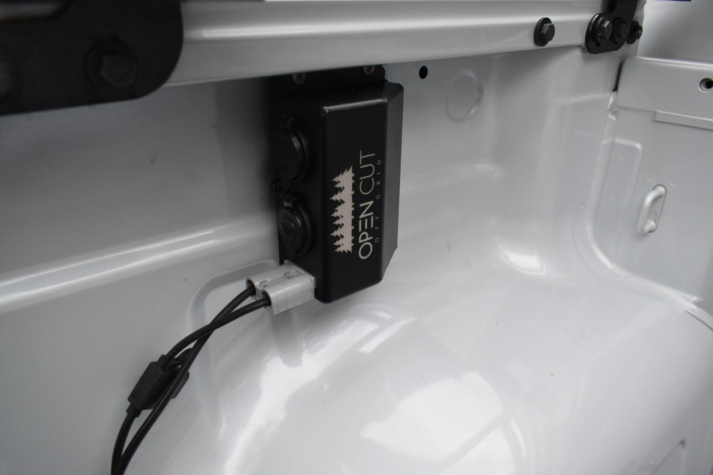 Open Cut Off-Grid Surface Mount Aux Panel (Black) Surface Mount Accessory Panel