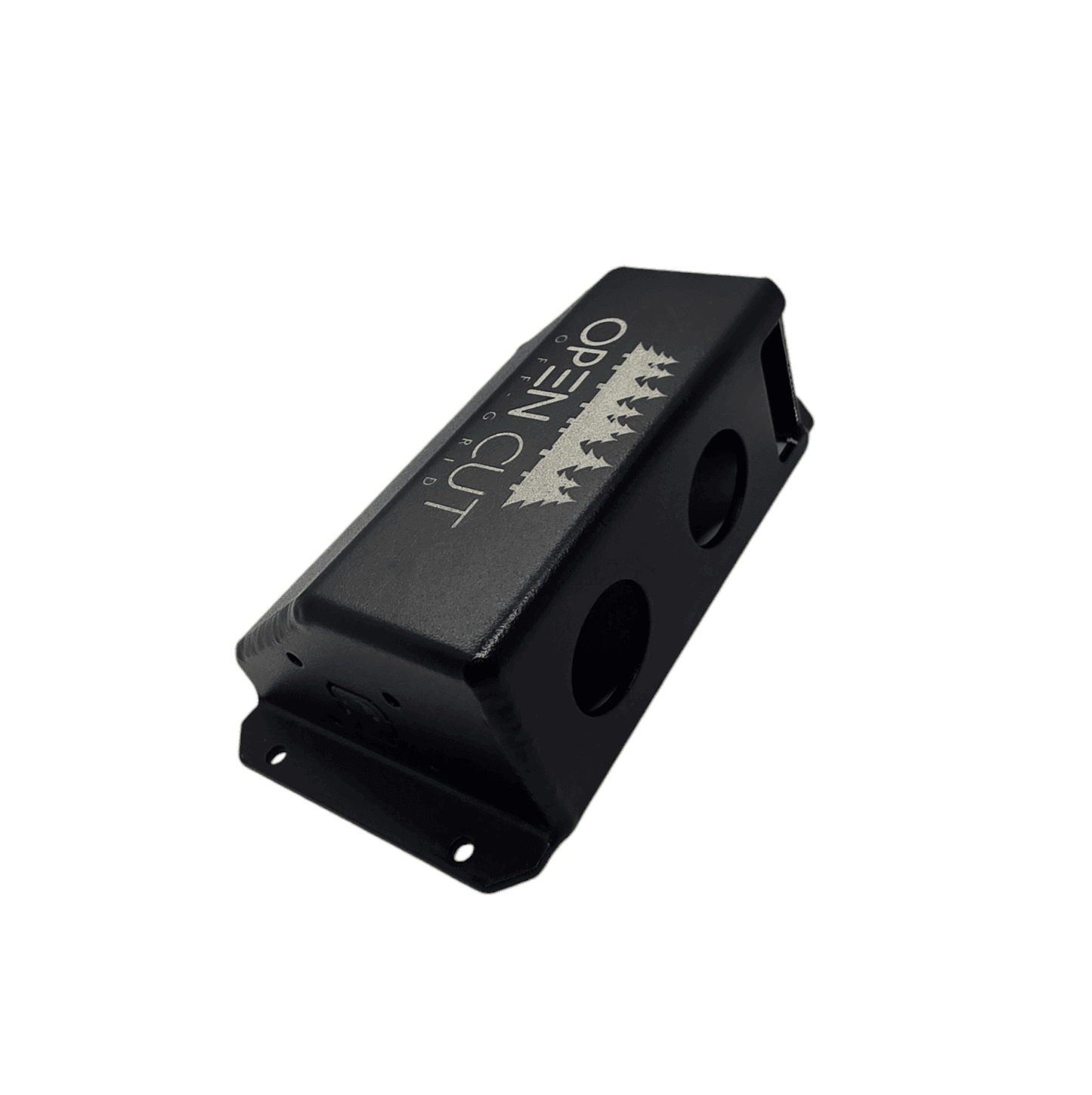 Open Cut Off-Grid Surface Mount Aux Panel (Black) Surface Mount Accessory Panel