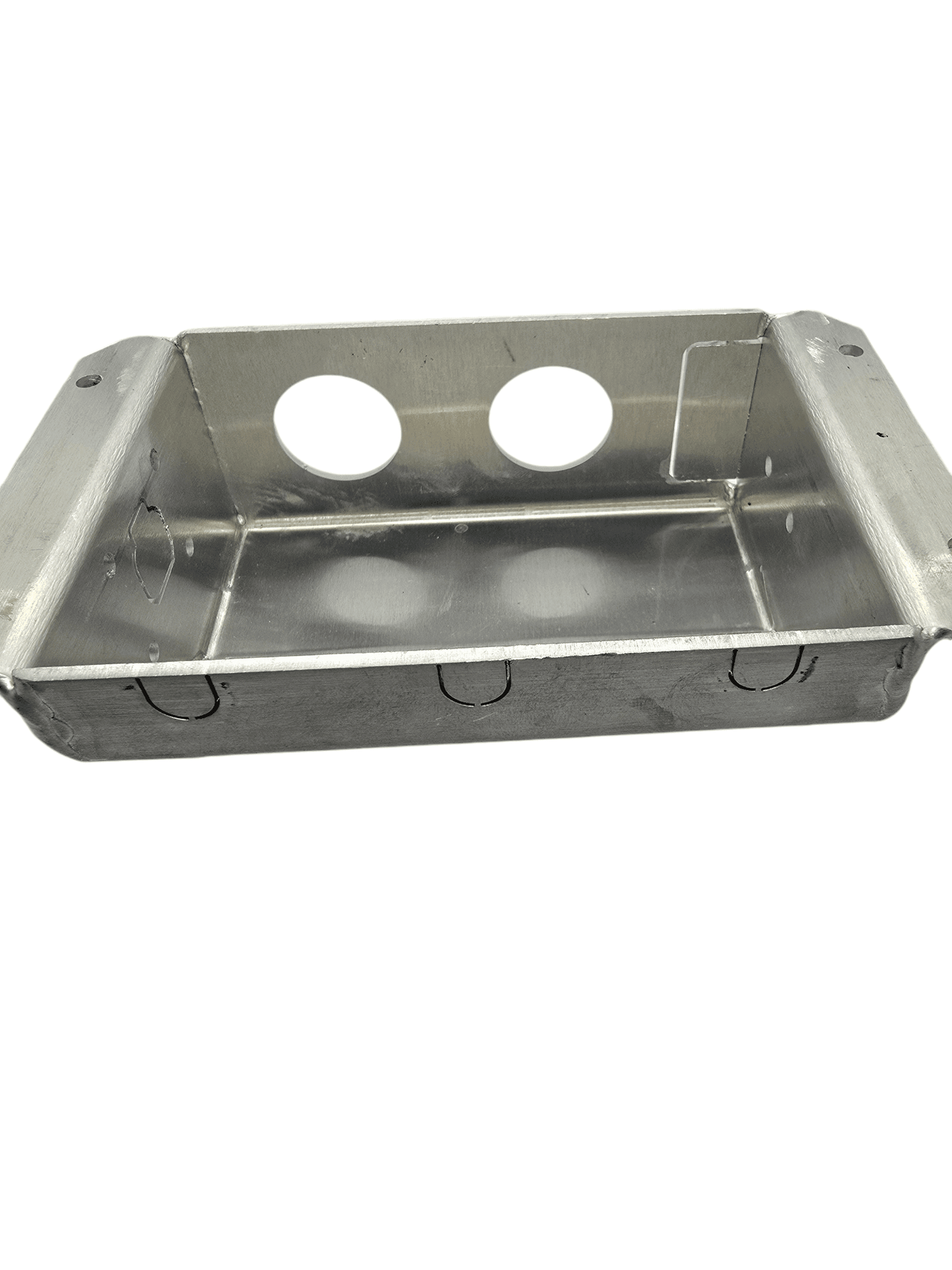 Open Cut Off-Grid Surface Mount Aux Panel (Silver) Surface Mount Accessory Panel