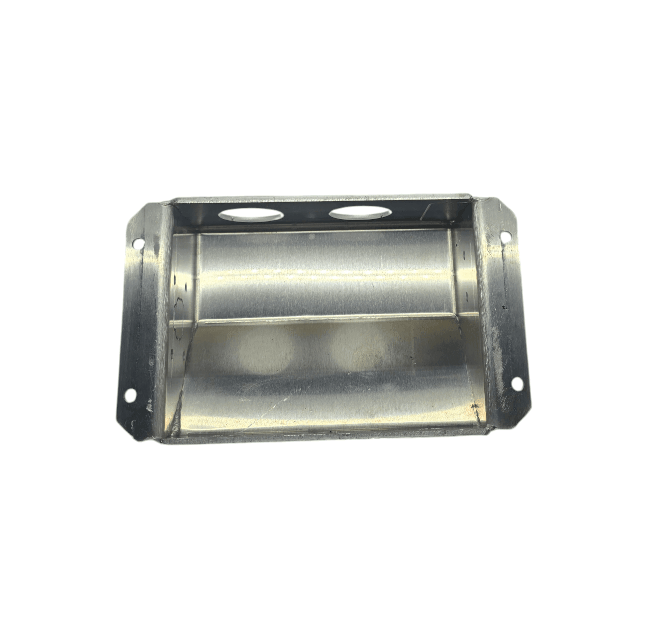 Open Cut Off-Grid Surface Mount Aux Panel (Silver) Surface Mount Accessory Panel