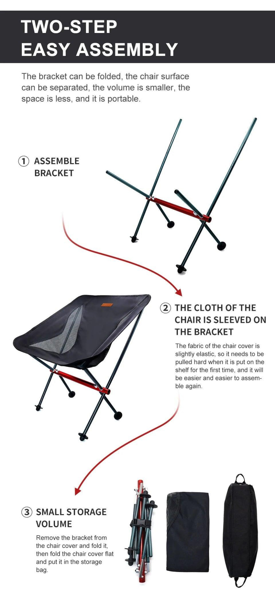 PACOONE Camping Fishing Folding Chair Tourist Beach Chaise Longue Chair for Relaxing Foldable Leisure Travel Furniture Picnic Camp Chairs