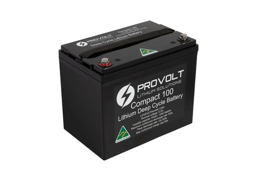 Provolt 100ah Compact Deep Cycle Battery Lithium Batteries