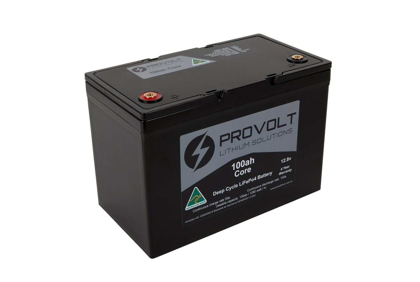 Provolt 100ah Deep Cycle Lithium Battery 12v Lithium Battery