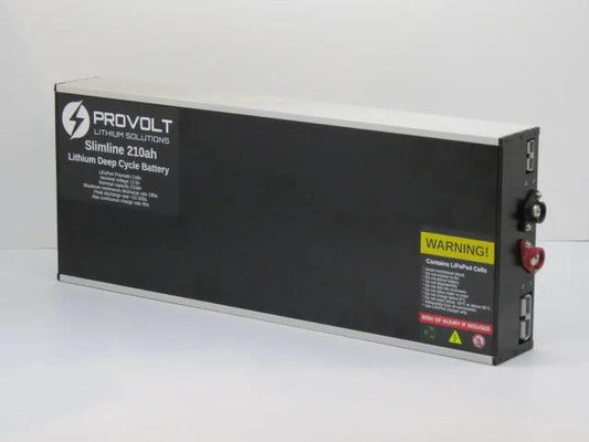 Provolt 210ah Super Slimline Deep Cycle Battery Lithium Batteries