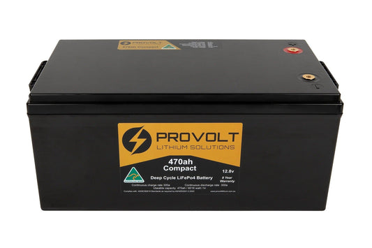 Provolt Compact 470ah Deep Cycle Lithium Battery Compact 12v Lithium Battery
